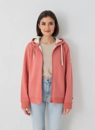 Jachete casual guler rotund portocaliu ALL'OCEAN femme