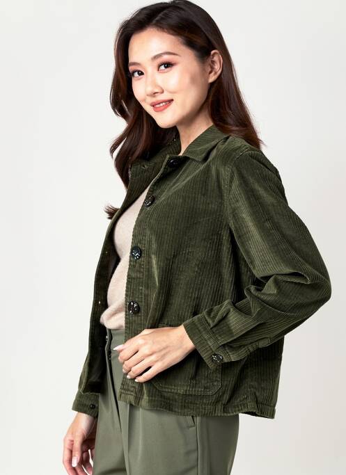 Jachete casual croială dreaptă verde LE GLAZIK femme
