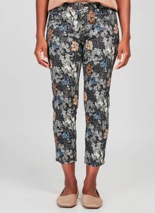 Pantalon 7/8 elasticitate mărime normală negru PLACE DU JOUR femeie
