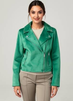 Jachete casual țesătură suedină verde VERO MODA femeie