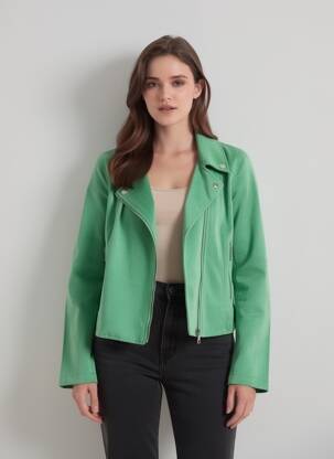 Jachete casual țesătură suedină verde VERO MODA femeie