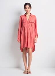 Rochie midi mâneci lungi mâneci lungi roșu VERO MODA femme