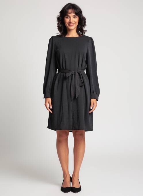 Rochie midi mâneci lungi mâneci lungi negru VERO MODA femme