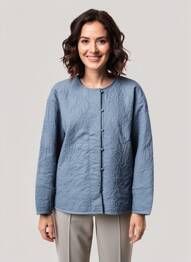 Jachete casual guler rotund albastru STUDIO PARISIEN femme