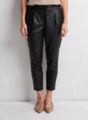 Pantalon 7/8 elasticitate mărime normală negru VERO MODA femeie