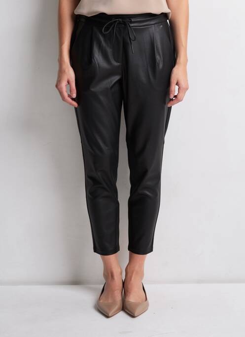 Pantalon 7/8 elasticitate mărime normală negru VERO MODA femme