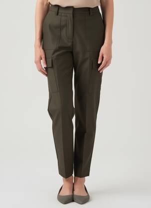 Pantalon chino mărime normală mărime normală verde VERO MODA femeie