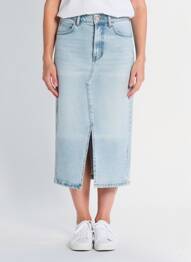 Fustă midi elasticitate albastru VERO MODA femme