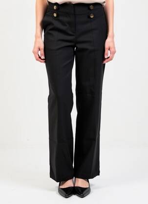 Pantalon drept buzunare negru VERO MODA femeie