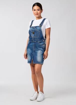 Rochie scurtă bretele subțiri albastru DEE CEE femeie