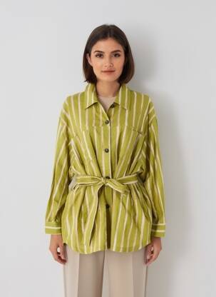 Jachete casual buzunare verde HOD femeie