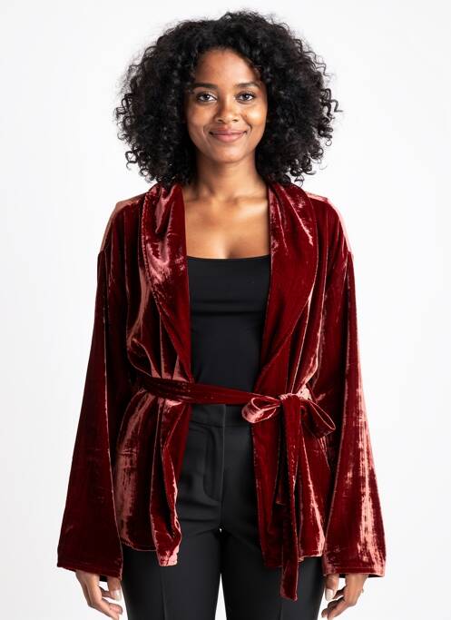 Jachete kimono mâneci lungi maro V.DE.VINSTER femme