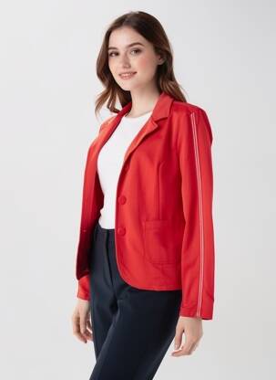 Jachete casual croială cambrată roșu LACOMY femeie