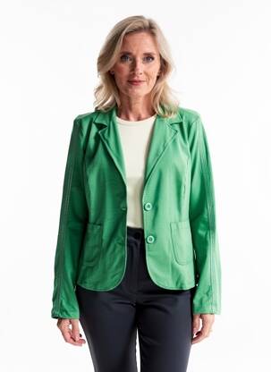 Jachete casual croială cambrată verde LACOMY femeie