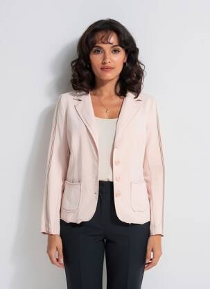Jachete casual croială cambrată roz LACOMY femeie