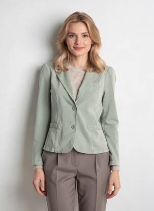 Jachete casual croială cambrată verde LACOMY femeie