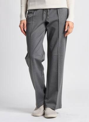 Pantalon drept elasticitate mărime normală gri SUZA femeie