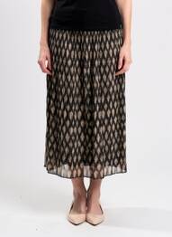 Fustă midi croială dreaptă negru GARCIA femme