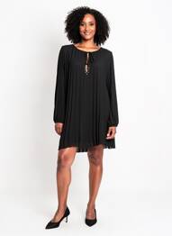 Rochie scurtă mâneci lungi mâneci lungi negru LIU JO femme