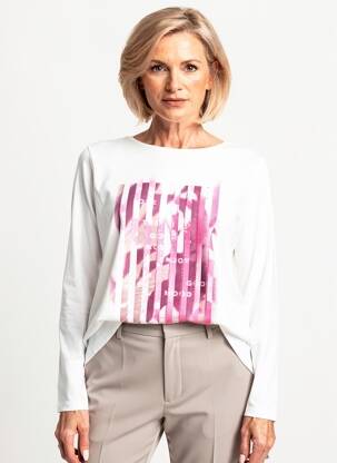 Tricou mâneci lungi mâneci lungi violet GERRY WEBER femeie
