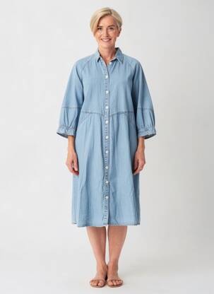 Rochie midi mâneci 3/4 mâneci 3/4 albastru GERRY WEBER femeie