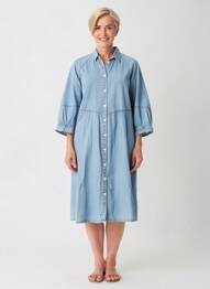 Rochie midi mâneci 3/4 mâneci 3/4 albastru GERRY WEBER femme