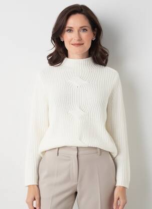 Pulover elasticitate mâneci lungi bej GERRY WEBER femeie