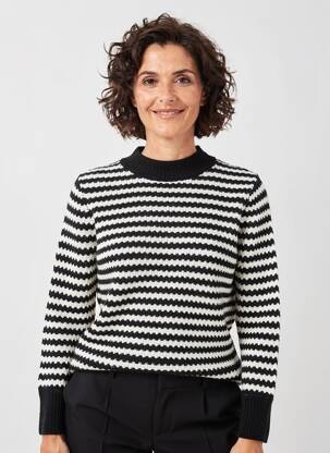 Pulover elasticitate mâneci lungi negru GERRY WEBER femeie