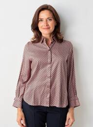 Cămașă țesătură poplin mâneci lungi portocaliu GERRY WEBER femme