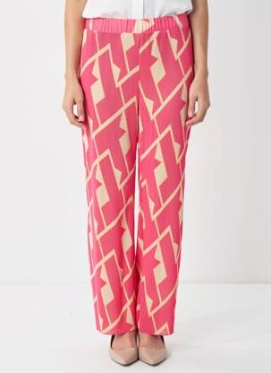 Pantalon drept talie elastică mărime normală roz GERRY WEBER femeie