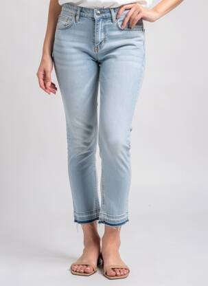 Pantalon trei sferturi elasticitate mărime normală albastru LIU JO femeie