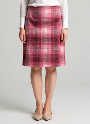 Fustă midi croială dreaptă roz GERRY WEBER femeie