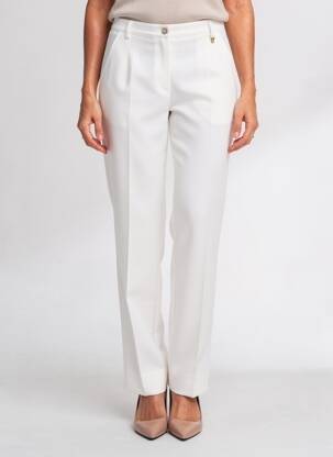 Pantalon slim talie înaltă talie înaltă bej JUMFIL femeie