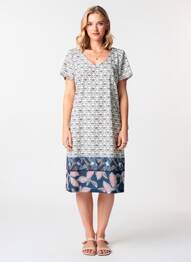 Rochie midi țesătură crep mâneci scurte alb JUMFIL femme
