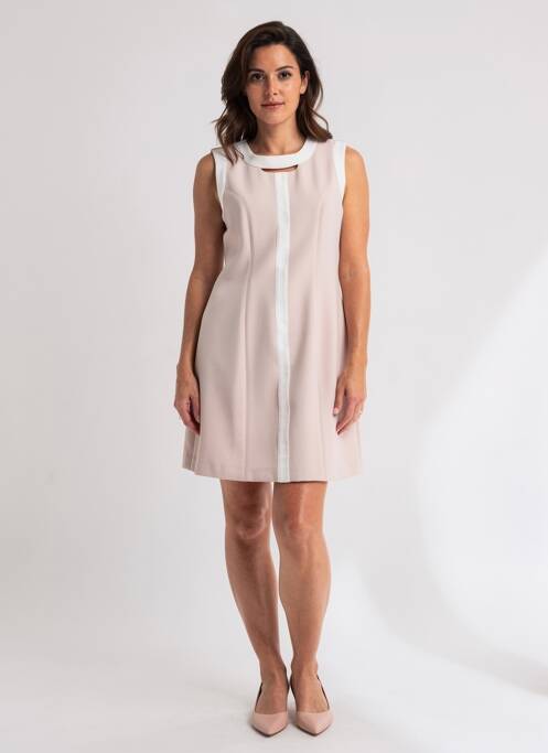 Rochie scurtă fără mâneci fără mâneci bej JUMFIL femme