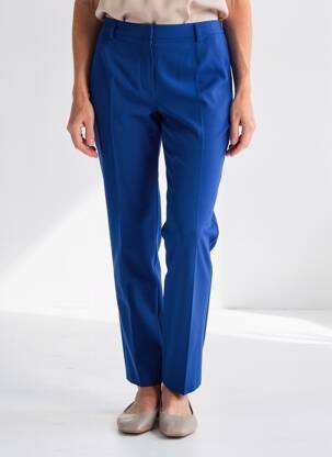 Pantalon slim talie înaltă talie înaltă albastru JUMFIL femeie