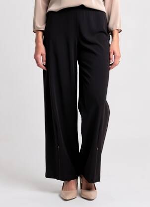 Pantalon drept talie elastică maro CREA CONCEPT femeie