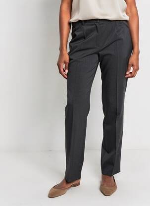 Pantalon slim elasticitate mărime normală gri JUMFIL femeie