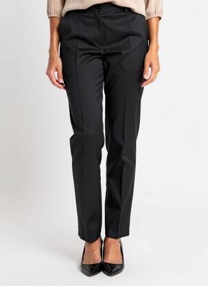 Pantalon slim talie înaltă talie înaltă negru JUMFIL femeie