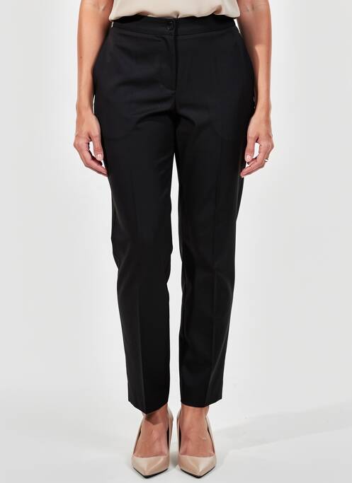 Pantalon slim talie elastică mărime normală negru JUMFIL femme
