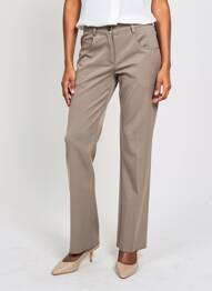 Pantalon slim elasticitate mărime normală maro JUMFIL femme