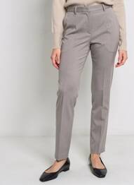 Pantalon slim elasticitate mărime normală maro JUMFIL femme
