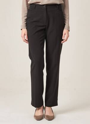 Pantalon slim elasticitate mărime normală negru JUMFIL femeie