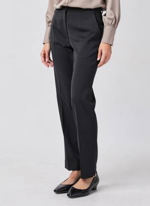 Pantalon slim elasticitate mărime normală negru GUY DUBOUIS femeie
