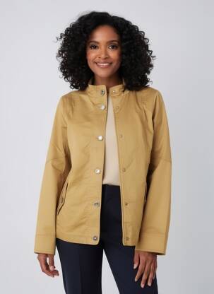 Jachete casual buzunare bej 7 SEASONS femeie