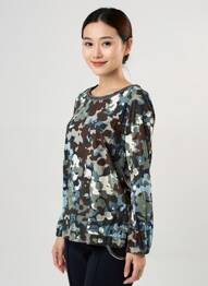 Bluză mâneci lungi mâneci lungi verde BETTY BARCLAY femme