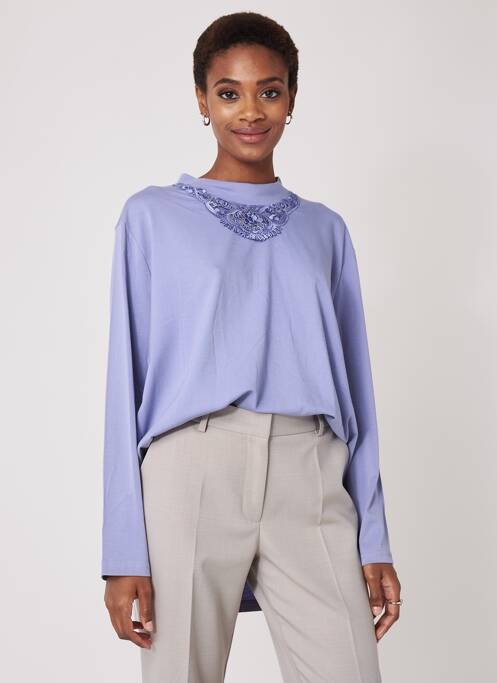 Tricou mâneci lungi mâneci lungi violet QUATTRO femme