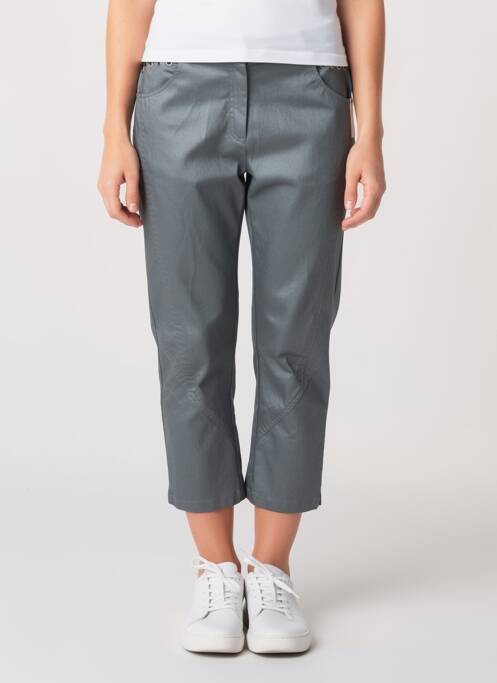 Pantalon 7/8 elasticitate mărime normală gri QUATTRO femme