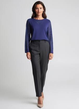 Tricou mâneci lungi mâneci lungi albastru SUGGEST femeie