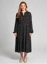 Rochie midi mâneci lungi mâneci lungi negru BETTY BARCLAY femme
